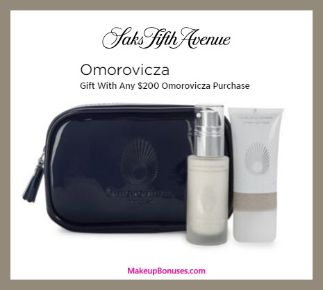 Receive a free 3-pc gift with $200 Omorovicza purchase