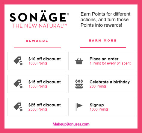Sonage Birthday Gift - MakeupBonuses.com #SonageSkincare