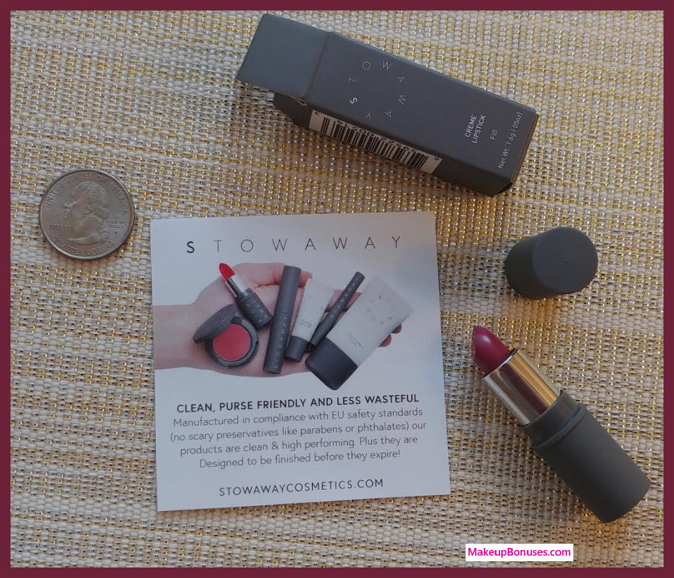 Stowaway FREEl Lipstick MakeupBonuses.com