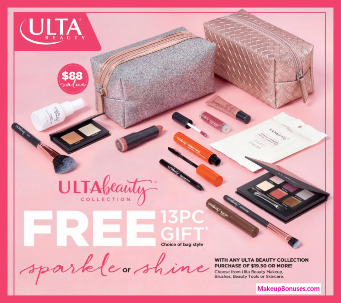 Receive a free 13-pc gift with $19.5 ULTA Beauty purchase