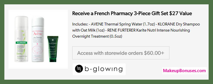 Receive a free 3-pc gift with $60 Multi-Brand purchase