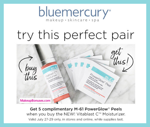 Receive a free 5-pc gift with Vitablast C Moisturizer purchase