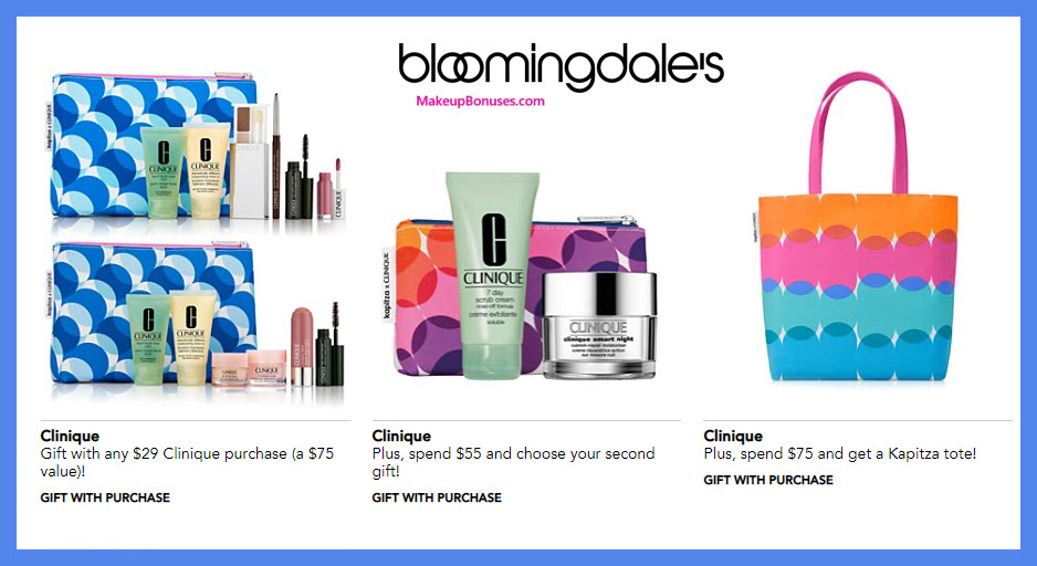 Receive a free 9-pc gift with $75 Clinique purchase