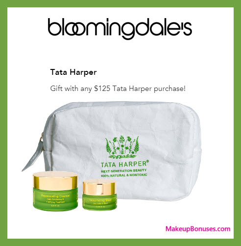 Receive a free 3-pc gift with $125 Tata Harper purchase