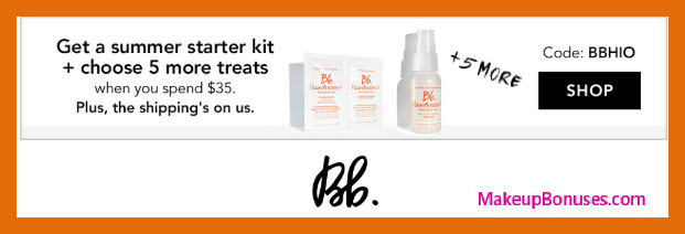 Receive your choice of 8-pc gift with $35 Bumble and bumble purchase