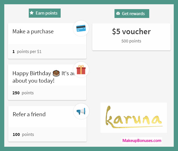 Karuna Birthday Gift - MakeupBonuses.com #karunaskin