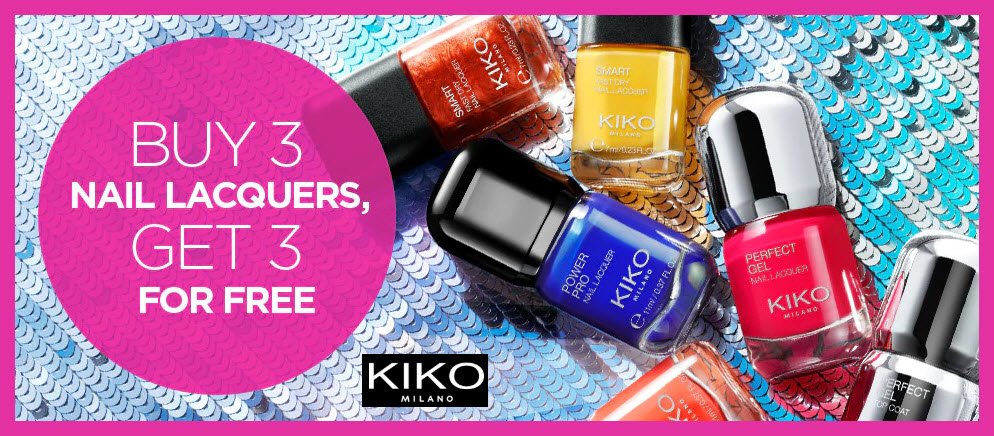 Receive a free 3-pc gift with 3 nail lacquers purchase