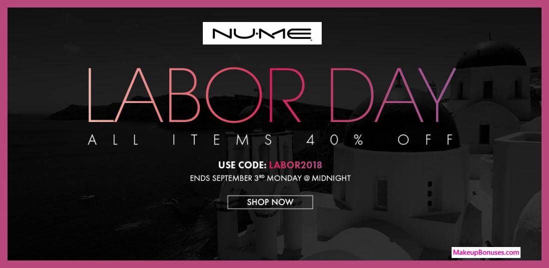 NUME Sale - MakeupBonuses.com