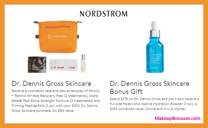 Receive a free 7-pc gift with $100 Dr Dennis Gross purchase