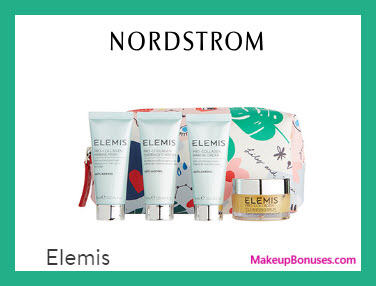 Receive a free 5-pc gift with $125 Elemis purchase