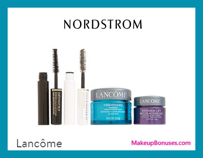 Receive a free 4-pc gift with $49.5 Lancôme purchase