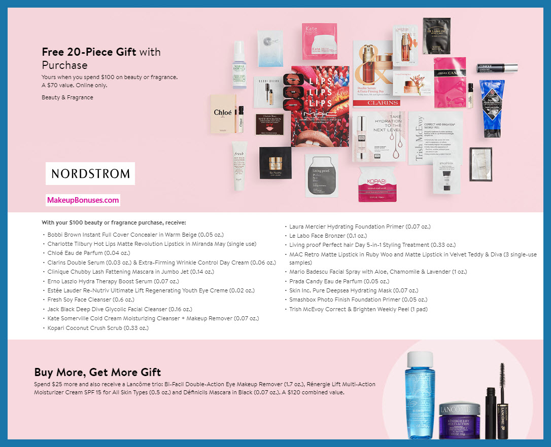 Receive a free 23-pc gift with $125 Multi-Brand purchase