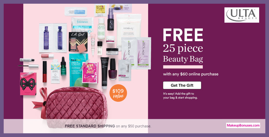 Receive a free 25-pc gift with $60 Multi-Brand purchase