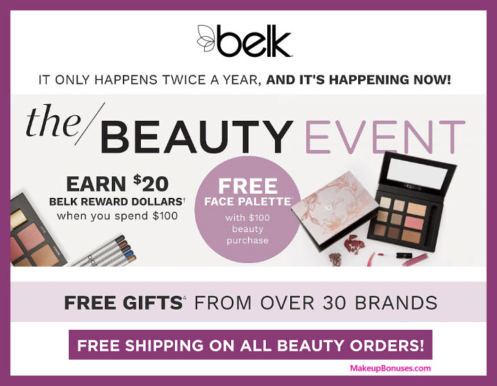Receive a free 9-pc gift with $100 Multi-Brand purchase #belk