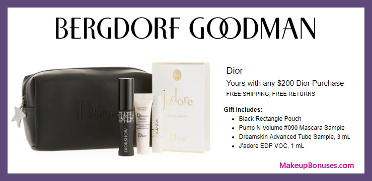 Receive a free 4-pc gift with $200 Dior Beauty purchase #bergdorfs