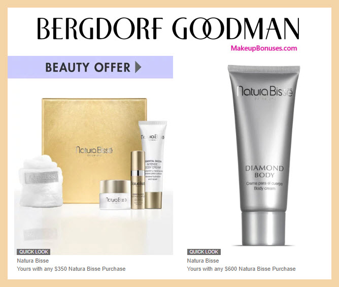 Receive a free 4-pc gift with $350 Natura Bissé purchase #bergdorfs