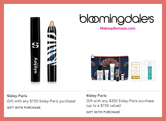 Receive a free 10-pc gift with $350 Sisley Paris purchase #bloomingdales
