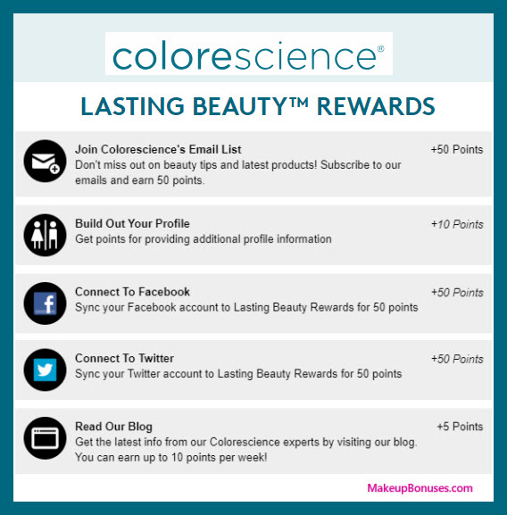 Colorescience Birthday Gift - MakeupBonuses.com #colorescience