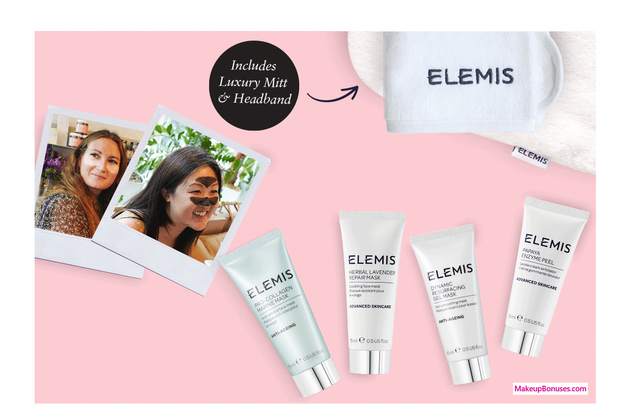 Receive a free 6-pc gift with $100 Elemis purchase