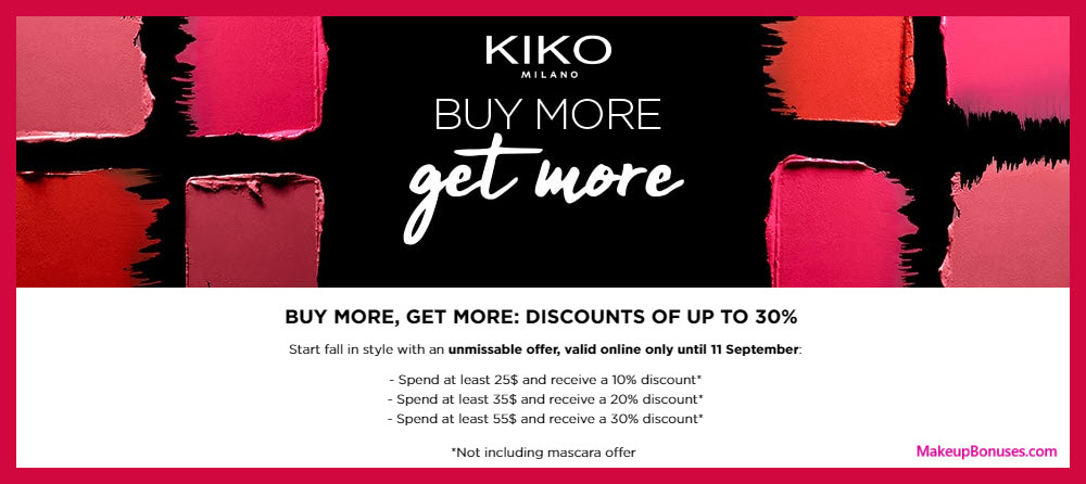 Kiko Milano Sale - MakeupBonuses.com