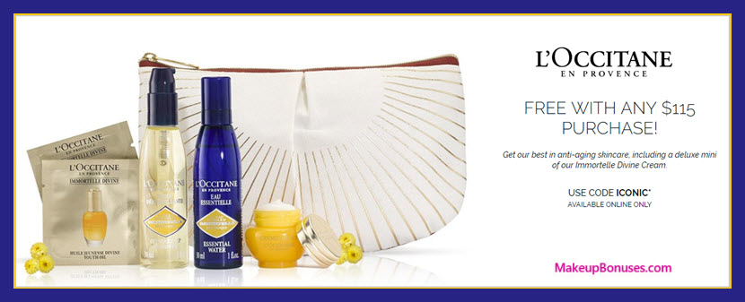Receive a free 6-pc gift with $115 L'Occitane purchase