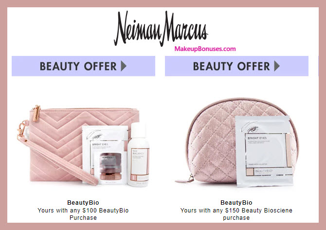 Receive a free 6-pc gift with $150 Beauty Bioscience purchase #neimanmarcus