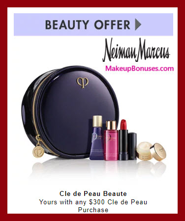 Receive a free 5-pc gift with $300 Clé de Peau Beauté purchase