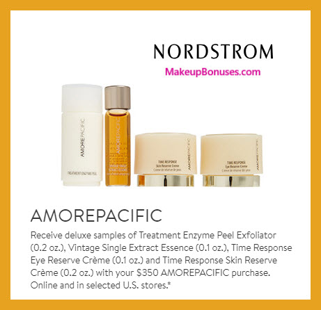 Receive a free 4-pc gift with $350 AMOREPACIFIC purchase #nordstrom