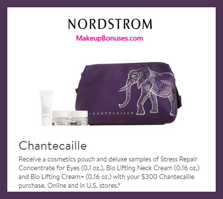 Receive a free 4-pc gift with $300 Chantecaille purchase #nordstrom