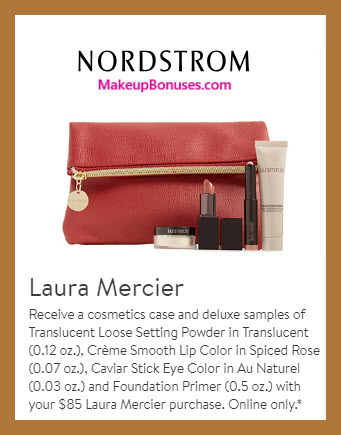 Receive a free 5-pc gift with $85 Laura Mercier purchase #nordstrom