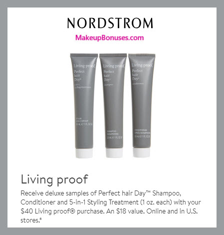 Receive a free 3-pc gift with $40 Living Proof purchase #nordstrom