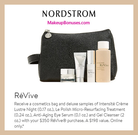 Receive a free 5-pc gift with $350 RéVive purchase #nordstrom