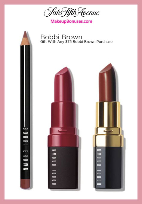 Receive a free 3-pc gift with $75 Bobbi Brown purchase #saks