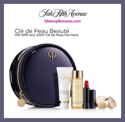 Receive a free 5-pc gift with $300 Clé de Peau Beauté purchase #saks