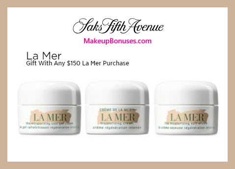 Receive a free 3-pc gift with $150 La Mer purchase #saks