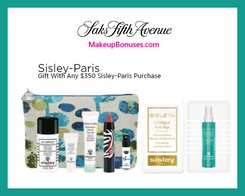 Receive a free 8-pc gift with $350 Sisley Paris purchase #saks