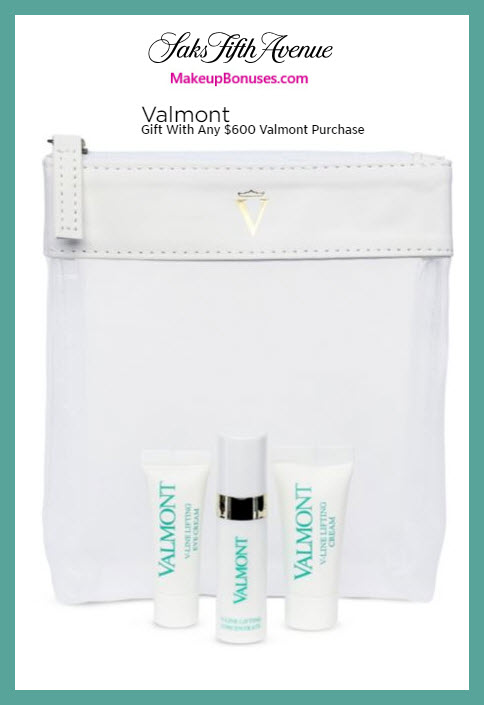 Receive a free 4-pc gift with $600 Valmont purchase #saks