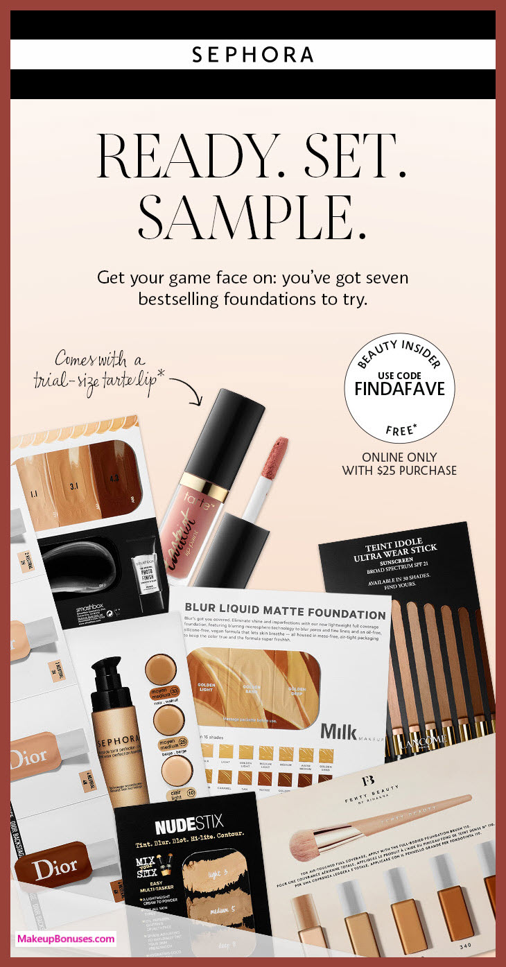 Receive a free 8-pc gift with $25 Multi-Brand purchase #sephora
