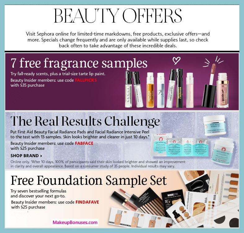 Receive a free 13-pc gift with $25 Multi-Brand purchase #sephora
