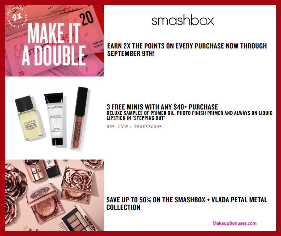 Smashbox Sale - MakeupBonuses.com