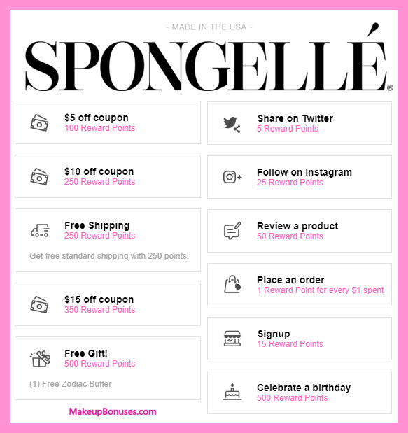 Spongelle Birthday Gift - MakeupBonuses.com #SpongelleLLC