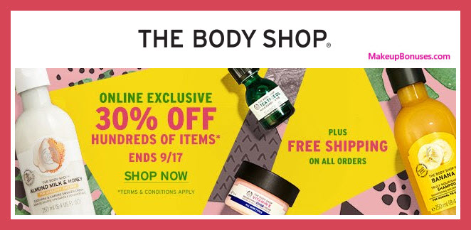The Body Shop Sale - MakeupBonuses.com