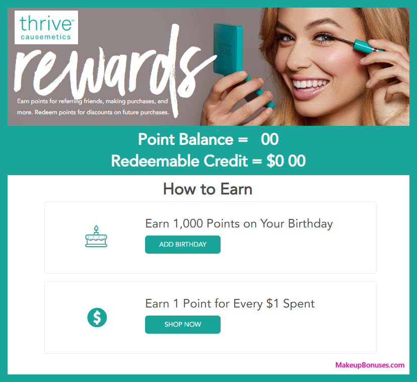 Thrive Causemetics Birthday Gift - MakeupBonuses.com #ThriveCausemetics