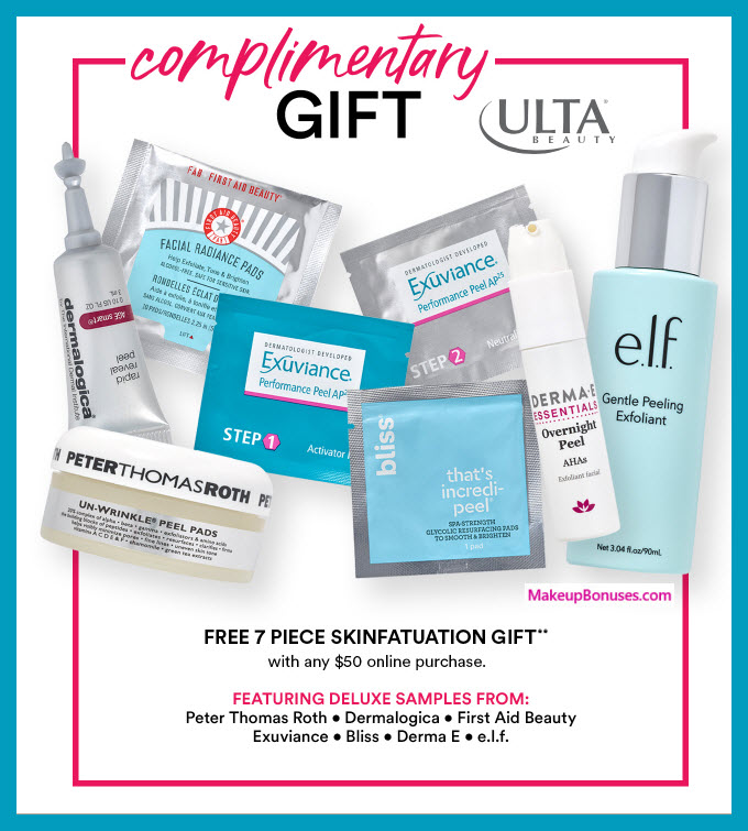 Receive a free 7-pc gift with $50 Multi-Brand purchase #ultabeauty