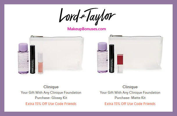 Receive a free 4-pc gift with Foundation purchase #LordAndTaylor