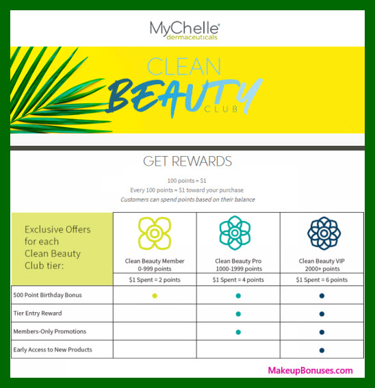 MyChelle Birthday Gift - MakeupBonuses.com #MyChelleBeauty