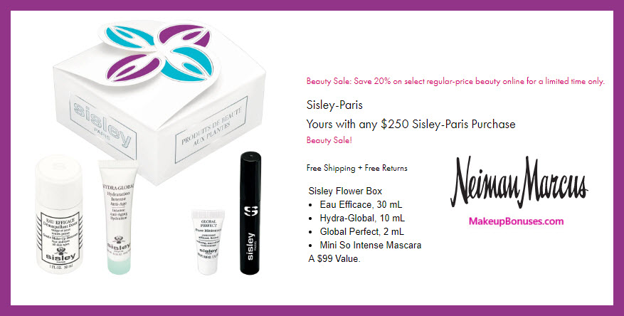 Receive a free 4-pc gift with $250 Sisley Paris purchase #neimanmarcus