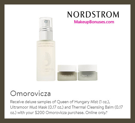Receive a free 3-pc gift with $200 Omorovicza purchase #nordstrom