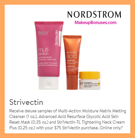 Receive a free 3-pc gift with $75 StriVectin purchase #nordstrom