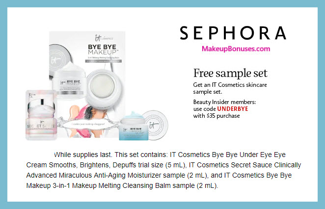 Receive a free 3-pc gift with $35 Multi-Brand purchase #sephora